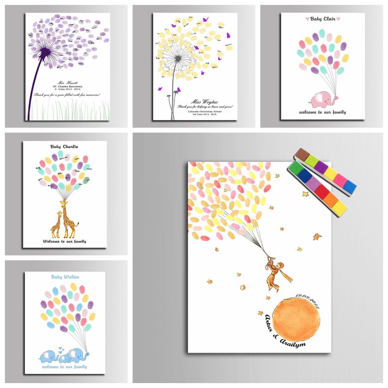 Personalized Guest Book - Buku Tamu Sidik Jari Tanda Tangan