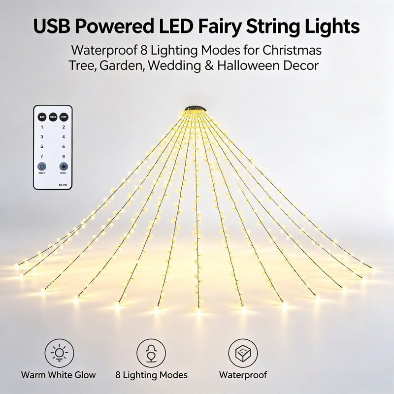 Wedding Led - Lampu LED USB Fairy String, Lampu