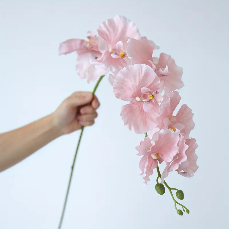 Wedding Arch Flower - Anggrek Kupu-kupu Cabang Panjang Bunga Buatan