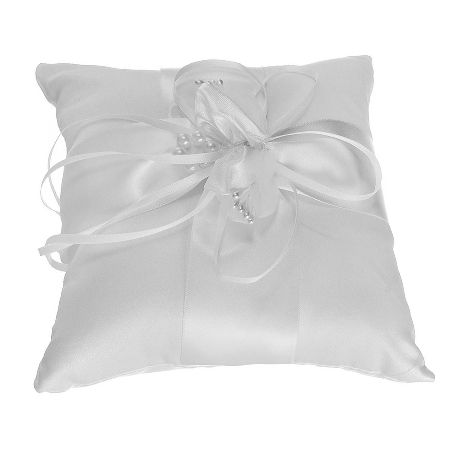 Ring Bearer Pillow - Bantal Cincin Pernikahan Motif Bunga Mutiara