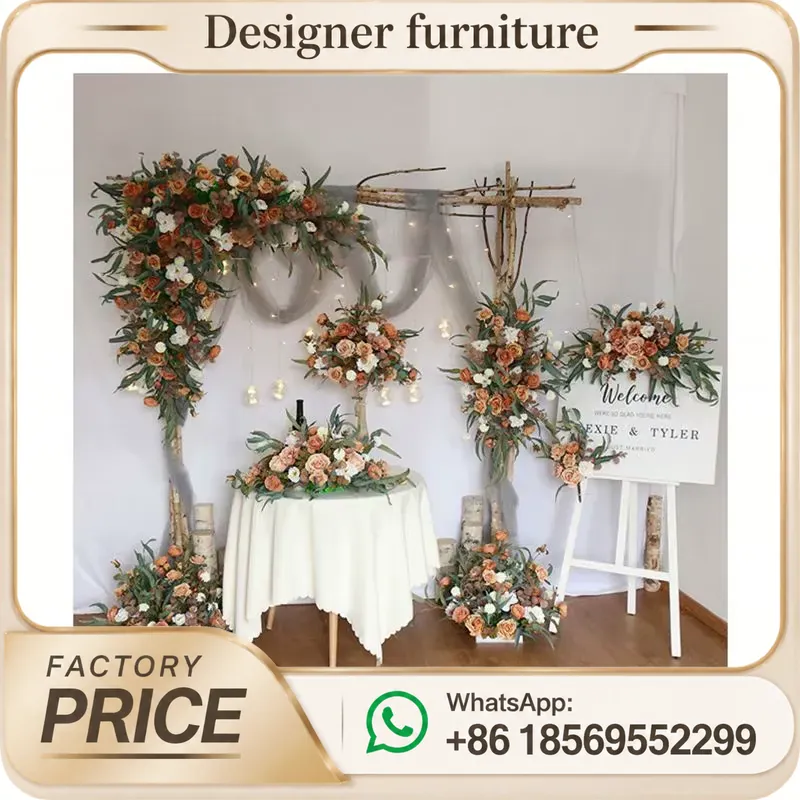 Wedding Arch Flower - Set Bunga Mawar Buatan dari Sutra