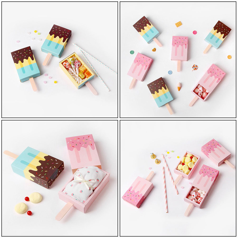 Wedding Solution - 20Pcs Kotak Permen Es Krim Tipe