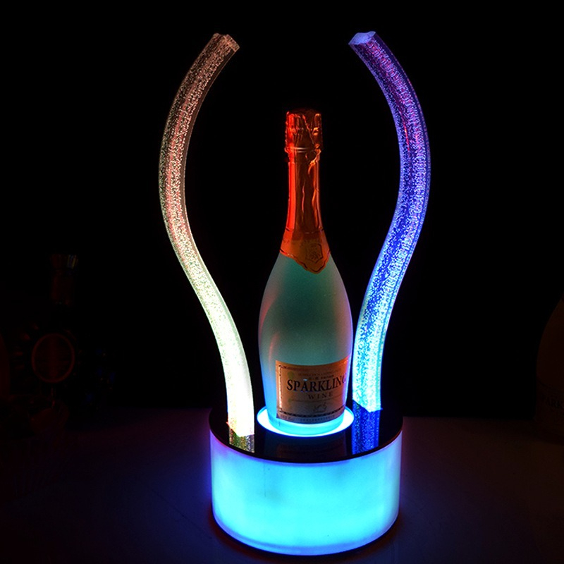 Wedding Led - Tempat Penyimpanan Wine Champagne LED Berwarna-warni