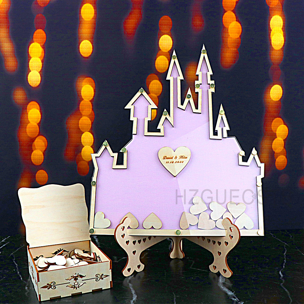 Personalized Guest Book - Unik Kastil Buku Tamu Pernikahan Drop