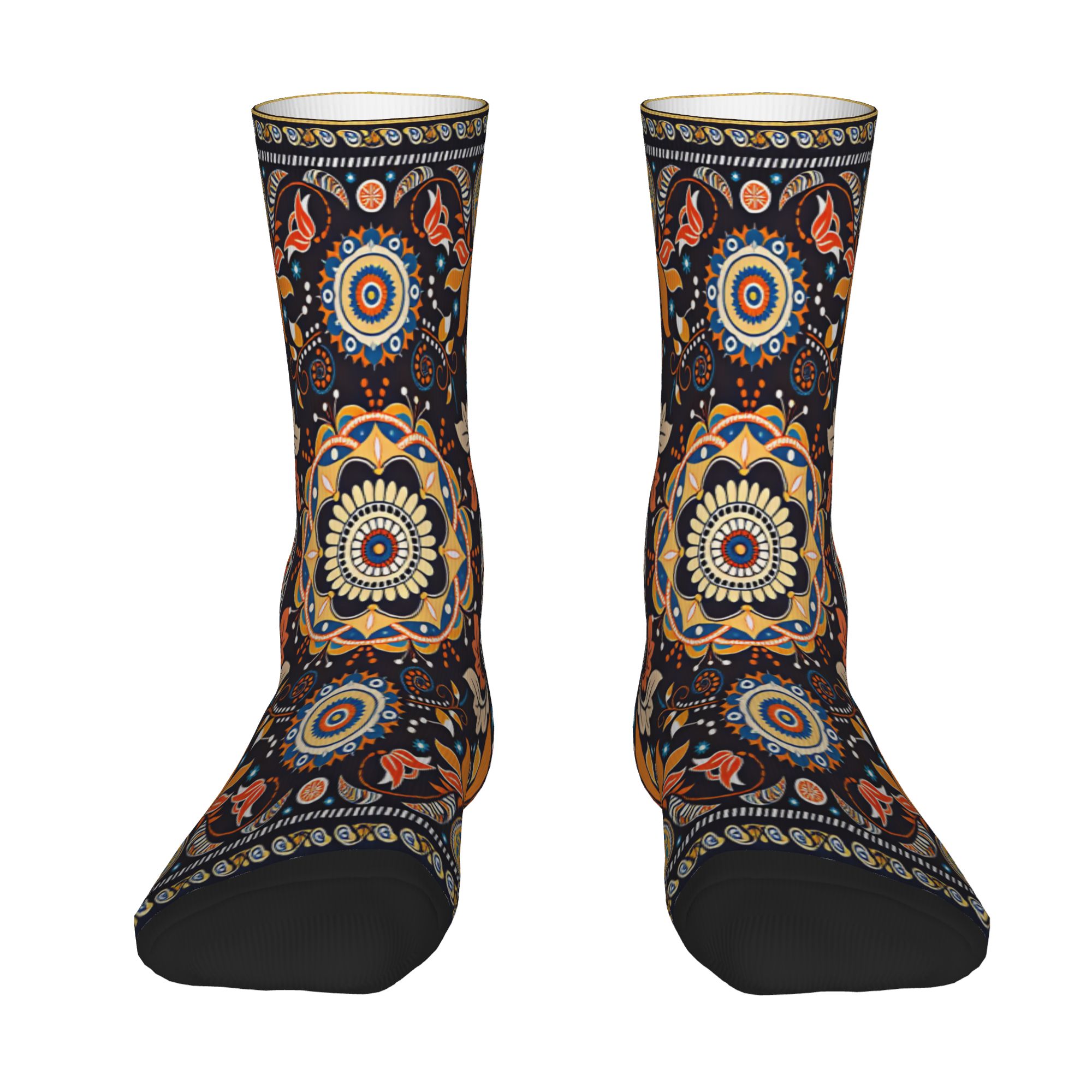 Kaus Kaki Mandala Bunga Oranye - Good Floral & Wedding Decor Supply ulasan dan harga