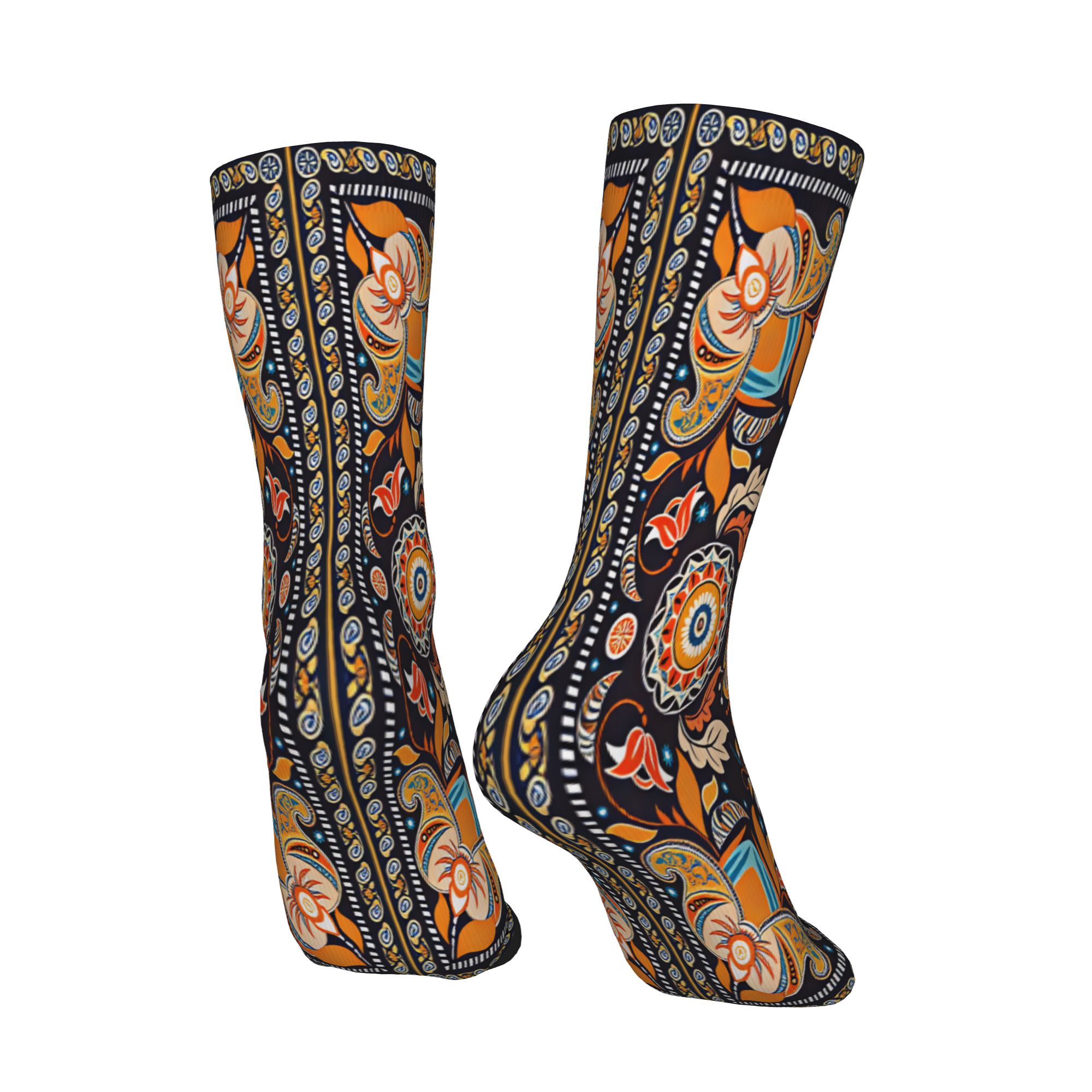 Kaus Kaki Mandala Bunga Oranye - Good Floral & Wedding Decor Supply ulasan dan harga