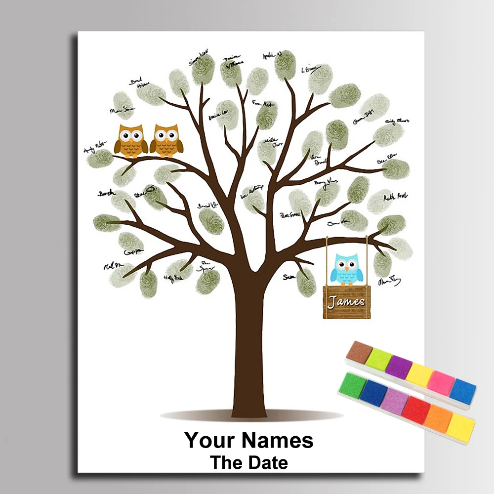 Buku Tamu Sidik Jari Tanda Tan - Personalized Guest Book ulasan dan harga
