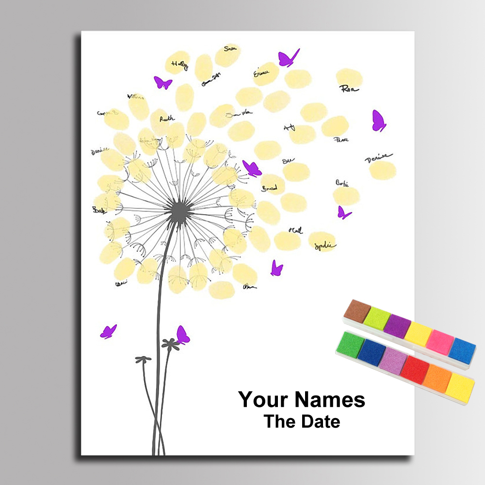 Buku Tamu Sidik Jari Tanda Tan - Personalized Guest Book ulasan dan harga