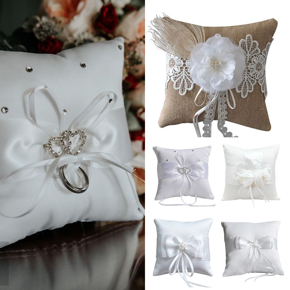 15*15Cm 20*20Cm Bantal Pembawa - Ring Bearer Pillow ulasan dan harga