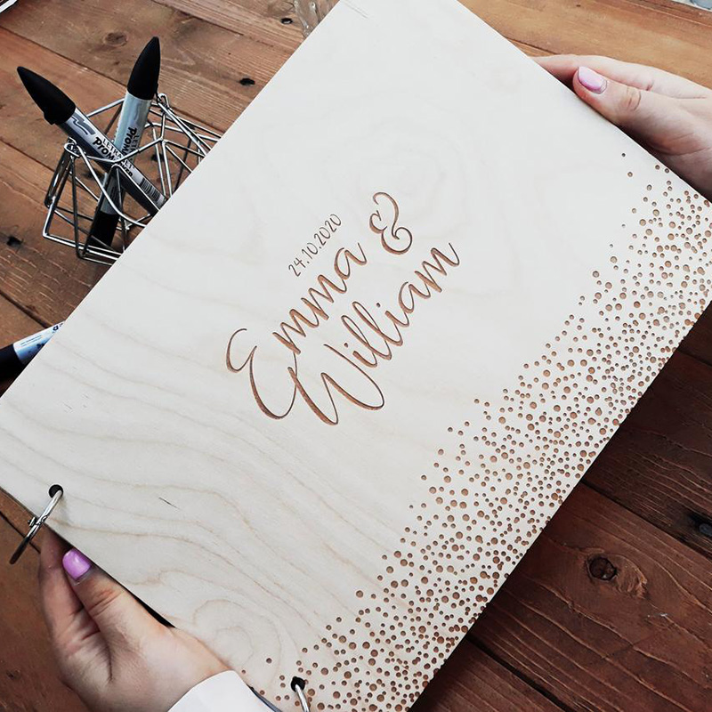 Buku Tamu Pernikahan Unik Buku - Personalized Guest Book ulasan dan harga