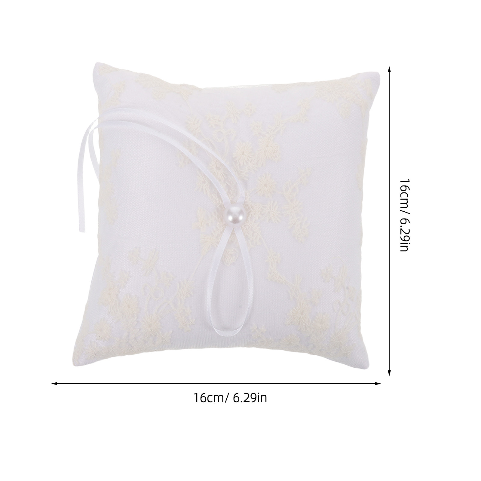 Bantal Cincin Pernikahan Satin - Ring Bearer Pillow ulasan dan harga