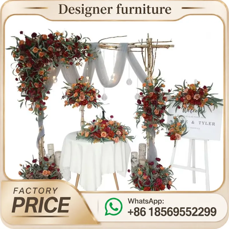 Set Bunga Mawar Buatan dari Su - Wedding Arch Flower ulasan dan harga