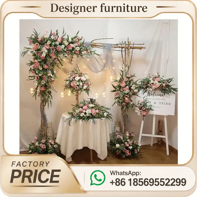 Set Bunga Mawar Buatan dari Su - Wedding Arch Flower ulasan dan harga