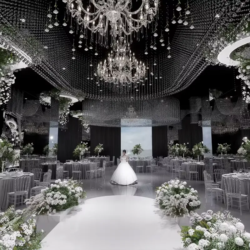 Lampu Gantung LED Mewah Ukuran - Wedding Solution ulasan dan harga