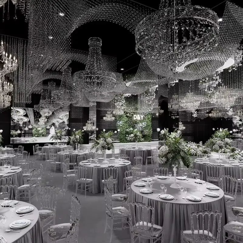 Lampu Gantung LED Mewah Ukuran - Wedding Solution ulasan dan harga