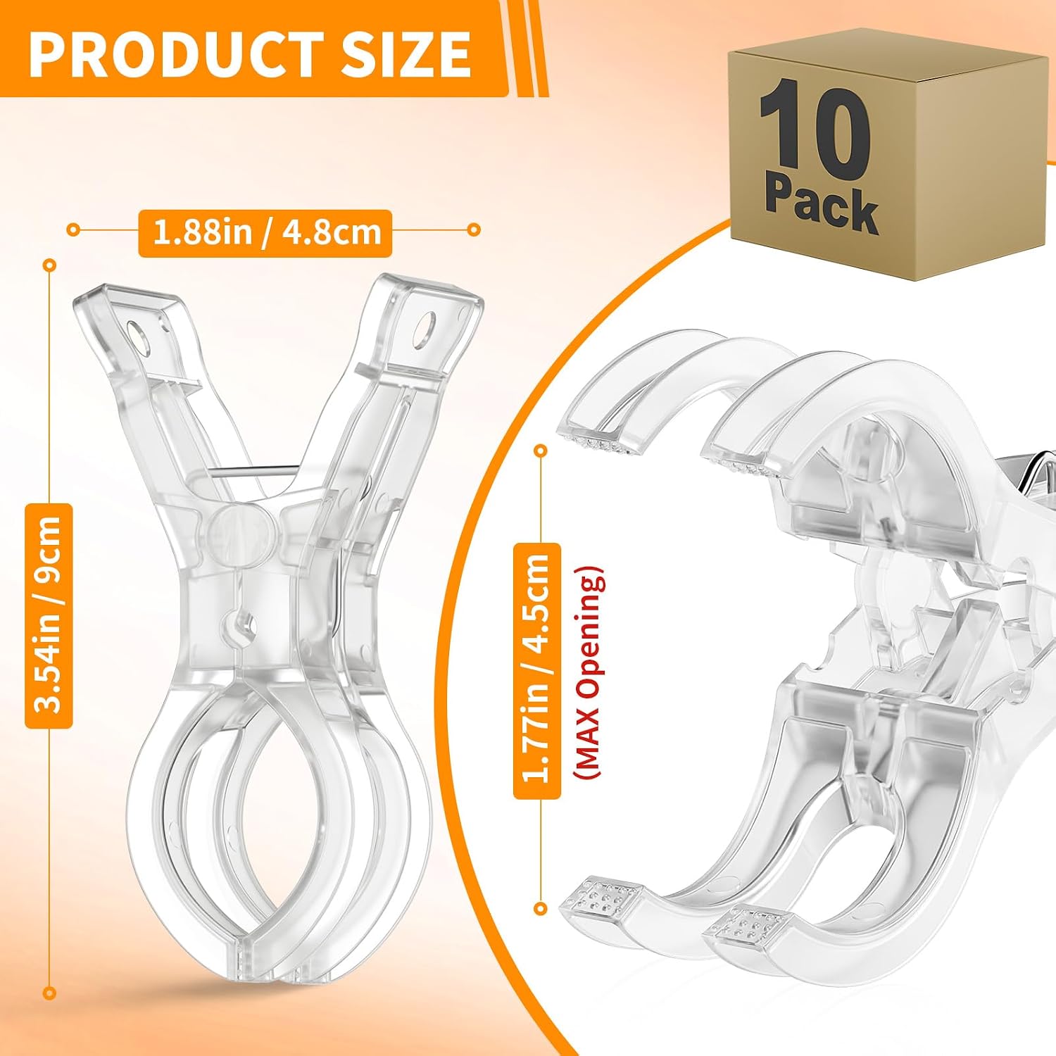 Muitcdo 10 Buah Klip Lengkung  - Wedding Solution ulasan dan harga