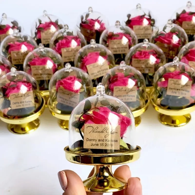 24 Buah Kotak Permen Plastik M - Wedding Decor Supply Store ulasan dan harga