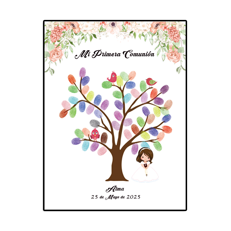 Buku Tamu Lukisan DIY Sidik Ja - Personalized Guest Book ulasan dan harga