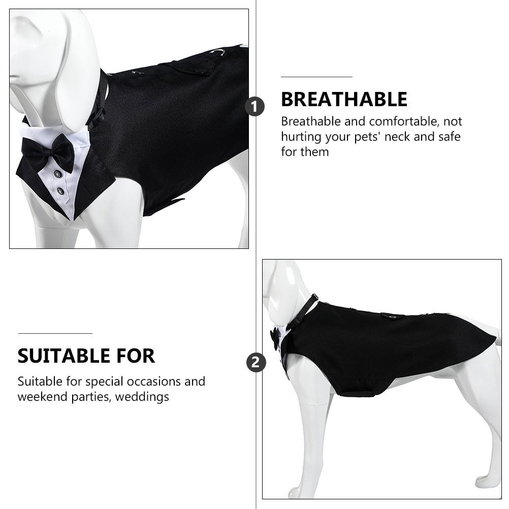 1Set Kostum Anjing dan Bandana - Suit Supply Wedding Party ulasan dan harga