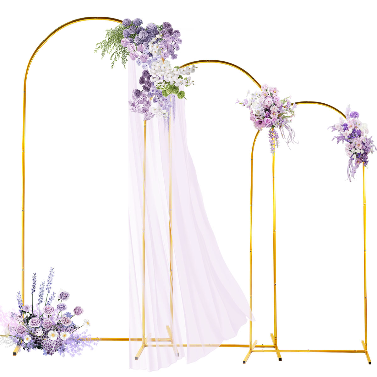 3 Paket Kit Lengkungan Logam E - Wedding Support ulasan dan harga