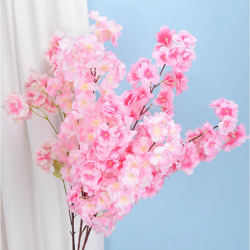 100Cm Buatan Cherry Blossom Ca - Wedding Arch Flower ulasan dan harga